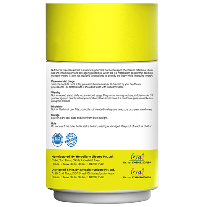 Nutriherbs Green Tea Herbs Capsule