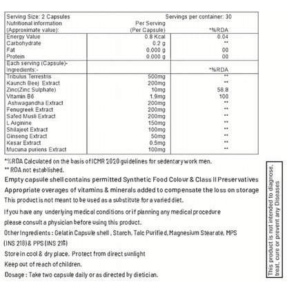 Nutrihood Testosterone Booster Capsule