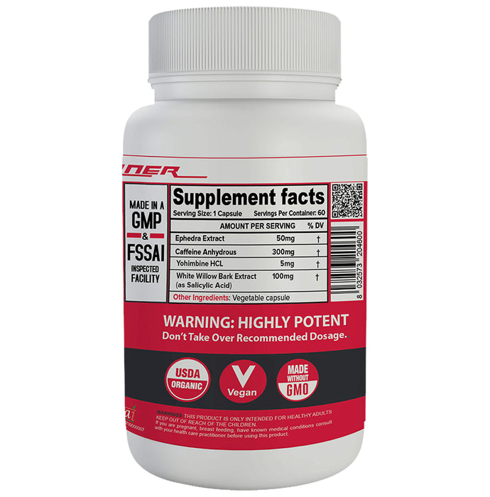 Nutrija Eca Stack Fat Burner Capsule | Controls Appetite & Boosts Metabolism