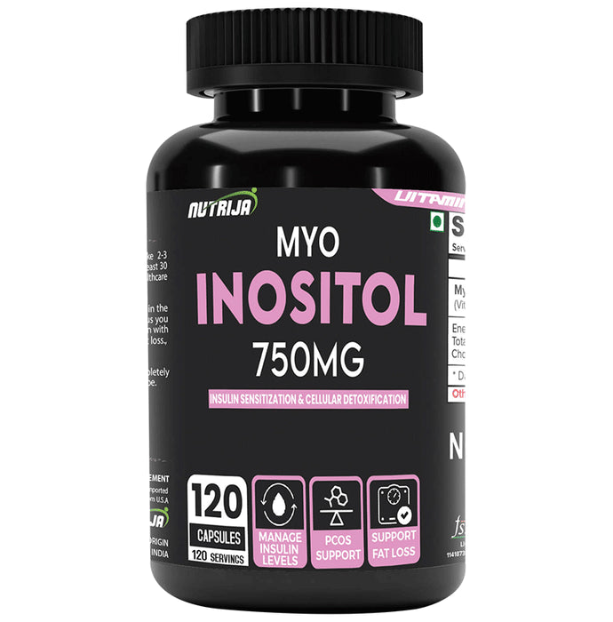 Nutrija Inositol 750 mg Capsule - Classic Derma