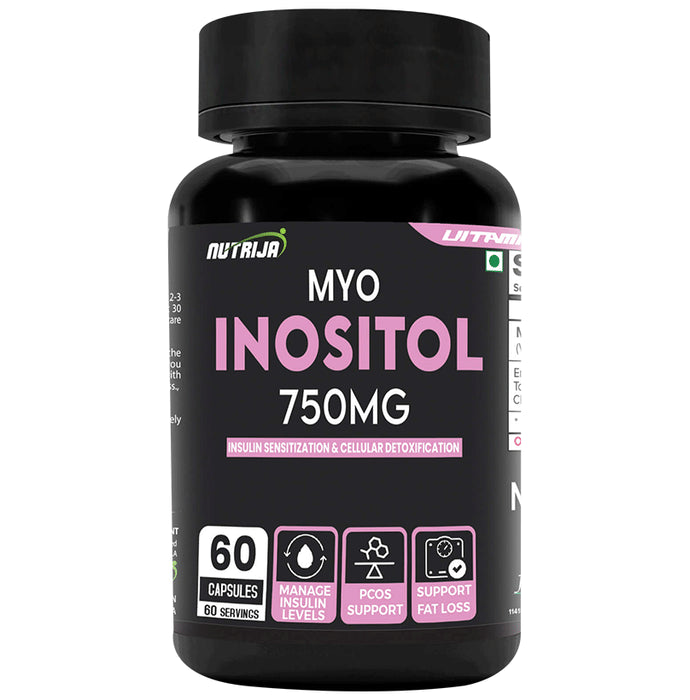 Nutrija Inositol 750 mg Capsule - Classic Derma