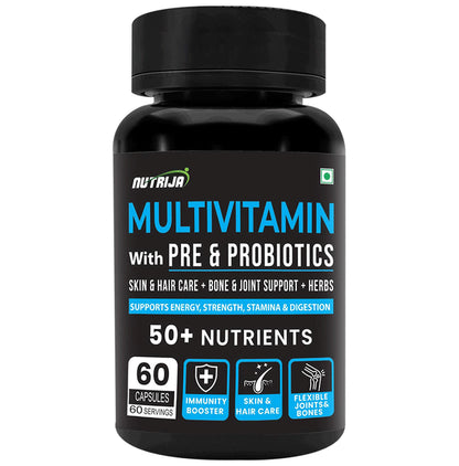 Nutrija Multivitamin with Pre & Probiotics Capsule - Classic Derma
