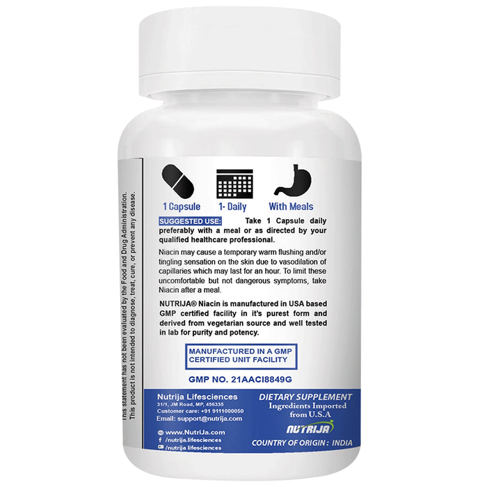 Nutrija Vitamin B3 Niacin 250mg Capsule