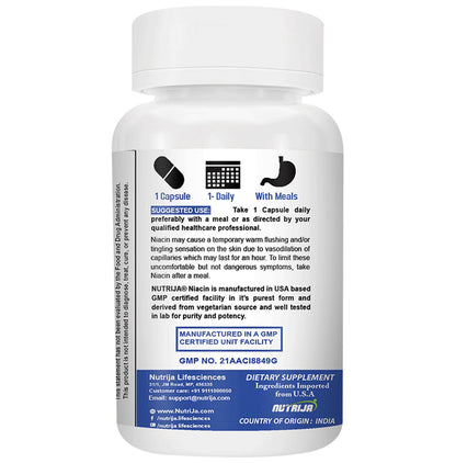 Nutrija Vitamin B3 Niacin 250mg Capsule