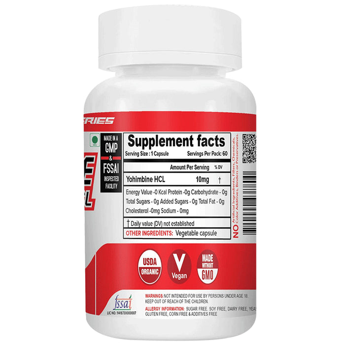 Nutrija Yohimbine HCL 10 MG Capsule