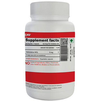 Nutrija Yohimbine HCL 5mg Capsule