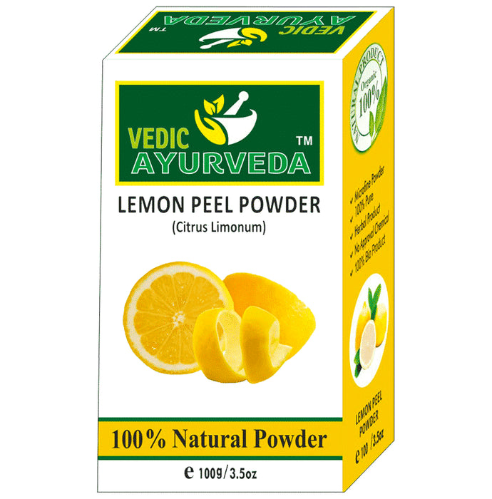 Vedic Ayurveda Lemon Peel Powder (100gm Each) - Classic Derma