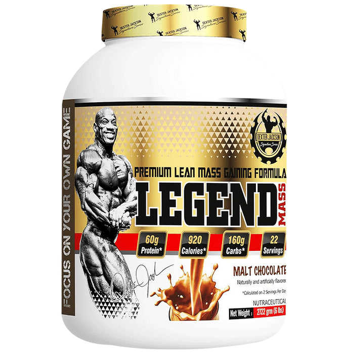 Dexter Jackson Legend Mass Gainer Powder Malt Chocolate - Classic Derma