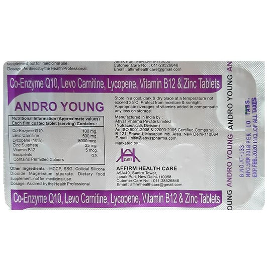Andro Young Tablet - Classic Derma