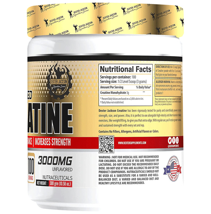 Dexter Jackson Micronized Creatine Powder Unflavored
