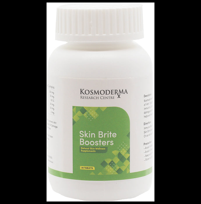 Kosmoderma Skin Brite Boosters for Skin Repair, Protection & Immunity | Tablet - Classic Derma