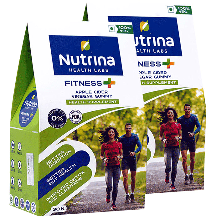 Nutrina Health Labs Fitness + Apple Cider Vinegar Gummy (30 Each) Apple - Classic Derma