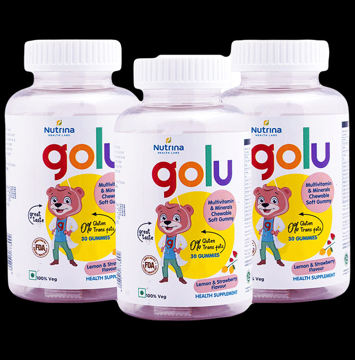 Nutrina Health Labs Golu Multivitamins and Minerals Gummy (30 Each) - Classic Derma