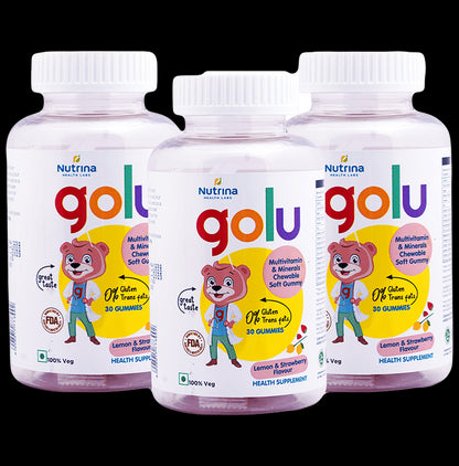 Nutrina Health Labs Golu Multivitamins and Minerals Gummy (30 Each) - Classic Derma