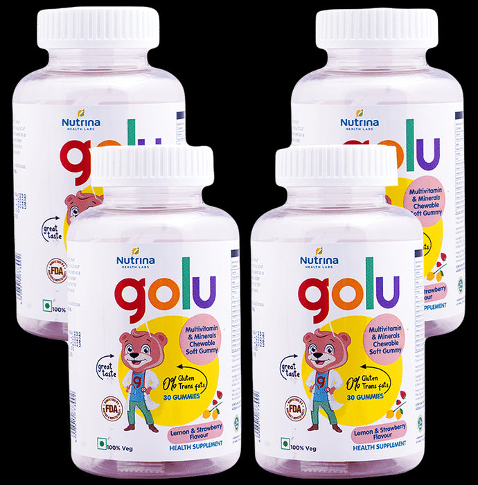 Nutrina Health Labs Golu Multivitamins and Minerals Gummy (30 Each) - Classic Derma