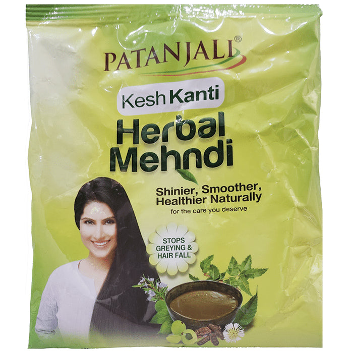 Patanjali Kesh Kanti Herbal Mehandi Powder - Classic Derma