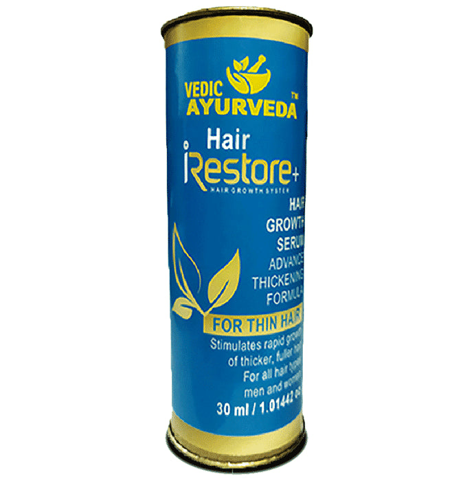 Vedic Ayurveda Restore+ Hair Growth Serum - Classic Derma