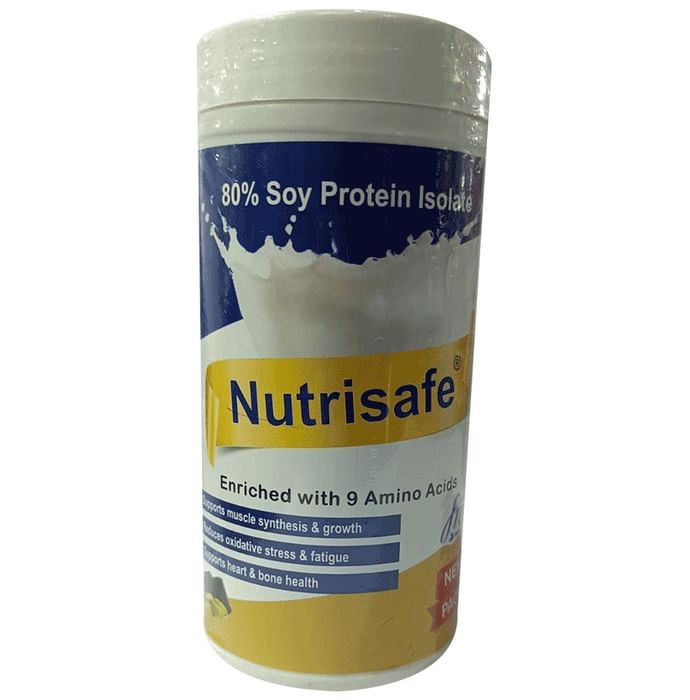 Nutrisafe 80% Soy Protein Isolate Powder Chocolate and Cardamom Sugar Free - Classic Derma