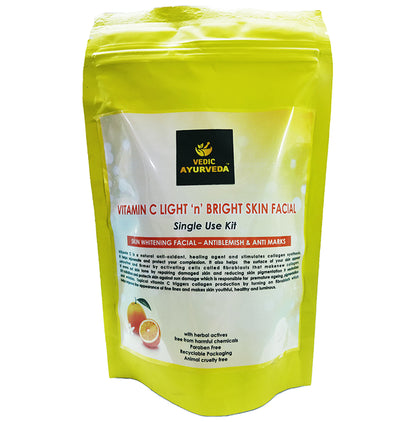 Vedic Ayurveda Vitamin C Light 'n' Bright Skin Facial Kit - Classic Derma