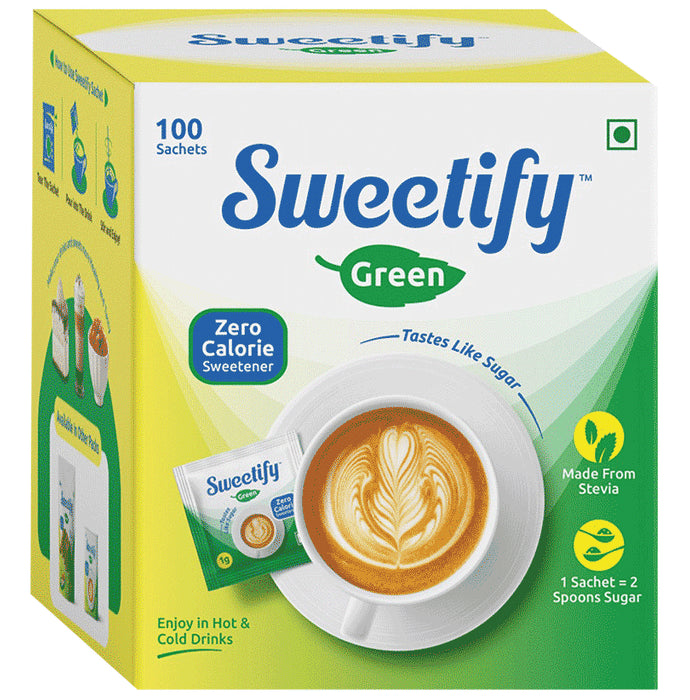 Sweetify Zero Calorie Sweetener Sachet (1gm Each) - Classic Derma