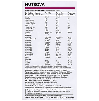Nutrova Daily Multivitamin Capsule