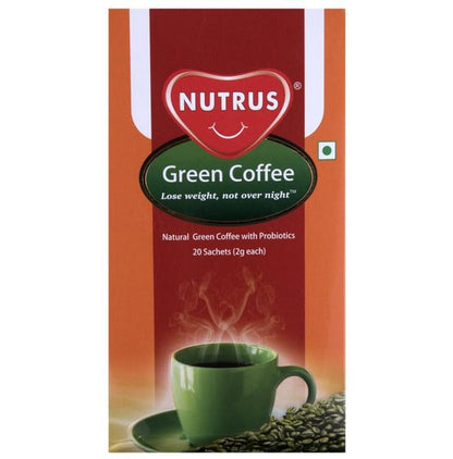 Nutrus Natural Green Coffee with Probiotics Sachet (2gm Each)