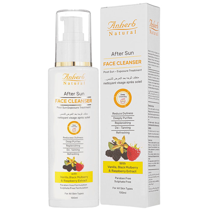 Anherb Natural After Sun Face Cleanser - Classic Derma