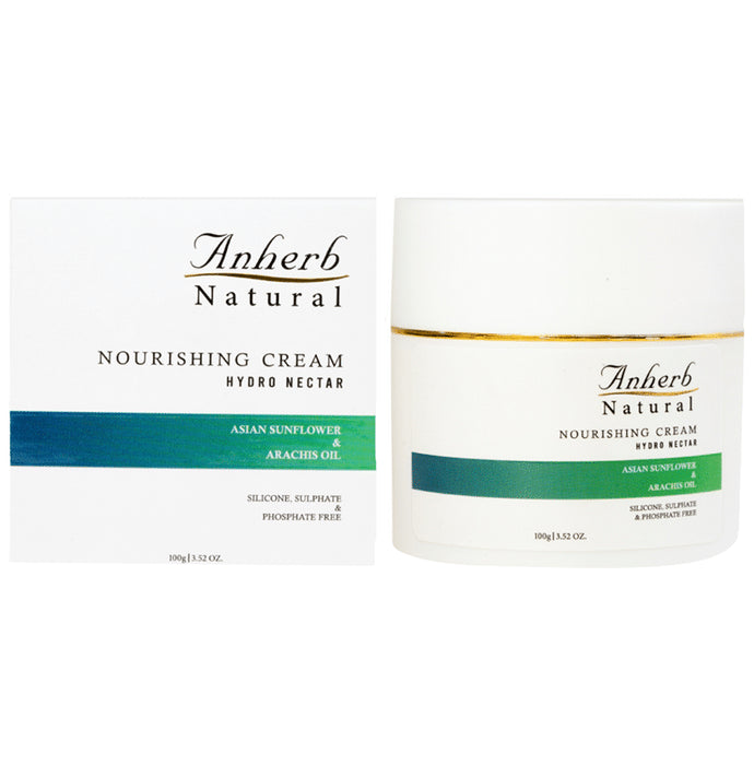 Anherb Natural Cream Nourishing Cream Hydro Nectar Asian Sunflower & Arachis Oil - Classic Derma