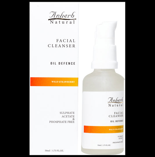 Anherb Natural Facial Cleanser Oil Defence Wild Strawberry - Classic Derma