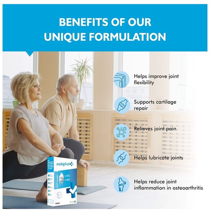Nuvox Mobiplus Tablet | Helps Relieve Joint Pain & Enhance Mobility | Sugar Free