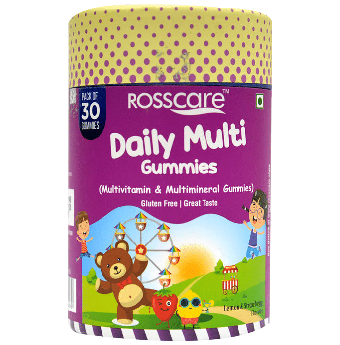 Rosscare Daily Multi Gummies Lemon & Strawberry - Classic Derma