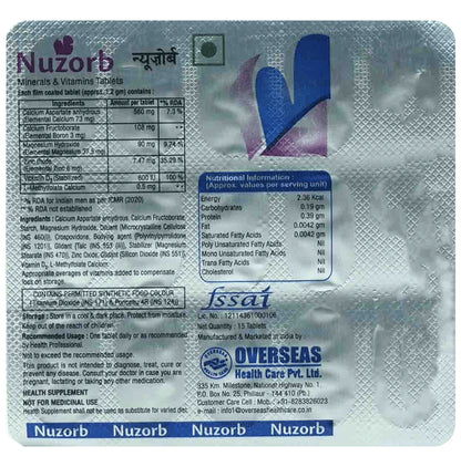 Nuzorb Tablet - Classic Derma