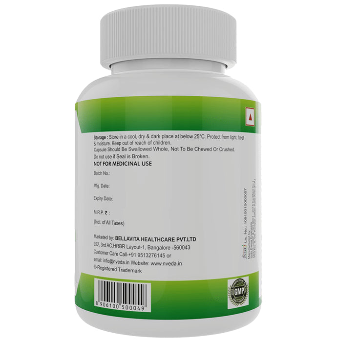 Nveda Omega 3 with EPA & DHA for Heart, Brain & Joint Health | Soft Gelatin Capsule