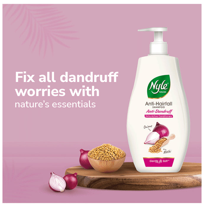 Nyle Natural Anti-Hairfall Shampoo Onion and Methi Anti Dandruff