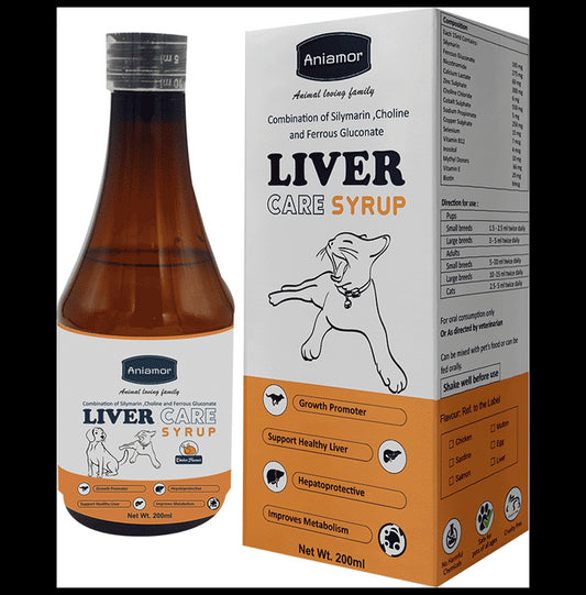 Aniamor Liver Care Syrup Chicken Flavour - Classic Derma