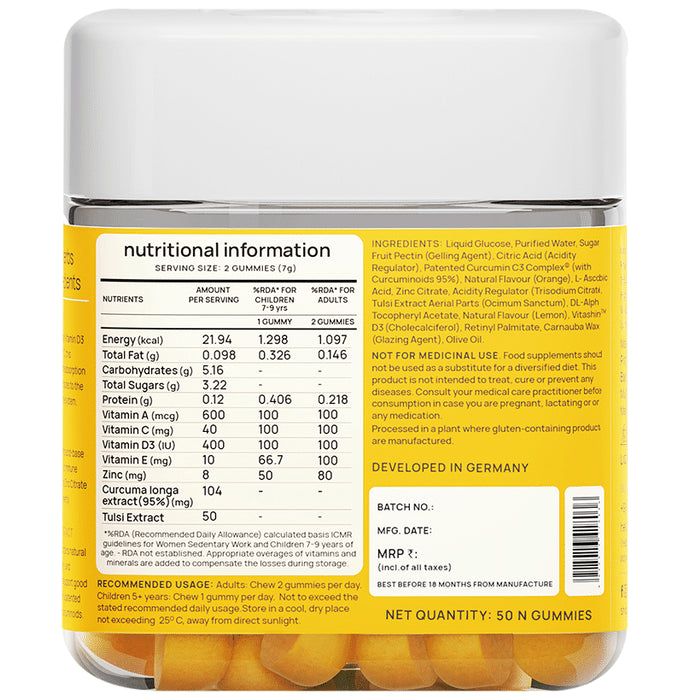 Nyumi Core Immunity Gummies Tangy Citrus