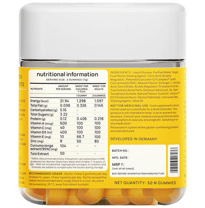 Nyumi Core Immunity Gummies Tangy Citrus