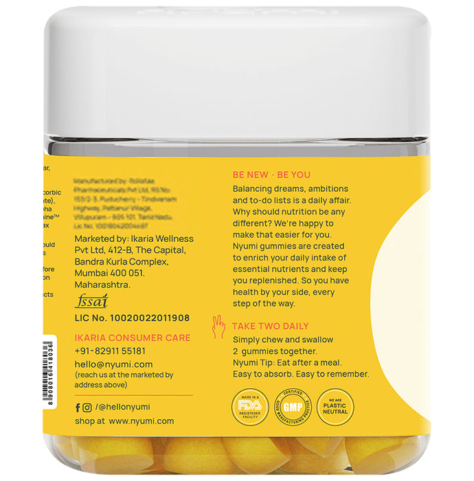 Nyumi Core Immunity Gummies Tangy Citrus