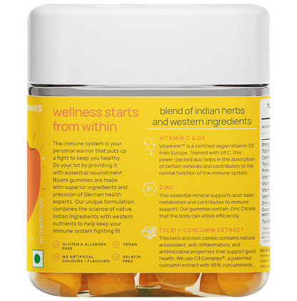 Nyumi Core Immunity Gummies Tangy Citrus