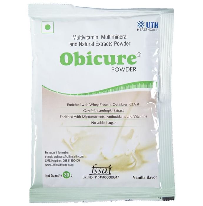 Obicure Whey Protein with CLA, Multivitamins & Minerals | Flavour Powder - Classic Derma