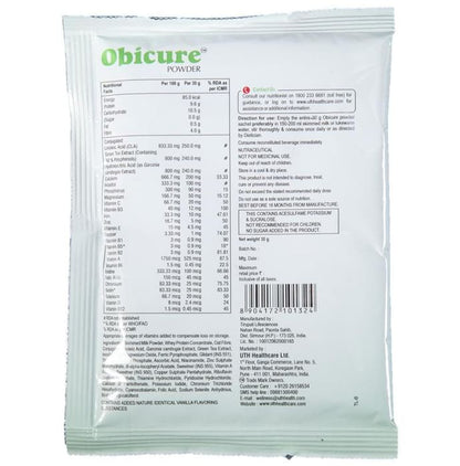 Obicure Whey Protein with CLA, Multivitamins & Minerals | Flavour Powder