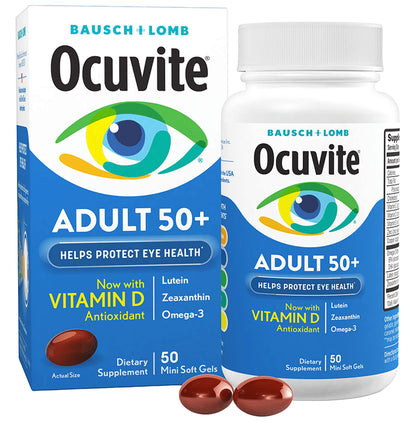 Ocuvite Adult 50+ Mini Soft Gels - Classic Derma