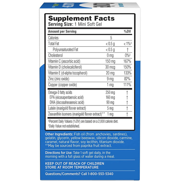 Ocuvite Adult 50+ Mini Soft Gels