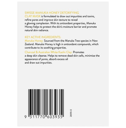 Swisse Skincare Manuka Honey Detoxifying Clay Mask