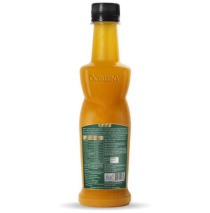 Ogreeny Apple Cider Vinegar with the Mother Ginger, Turmeric & Honey