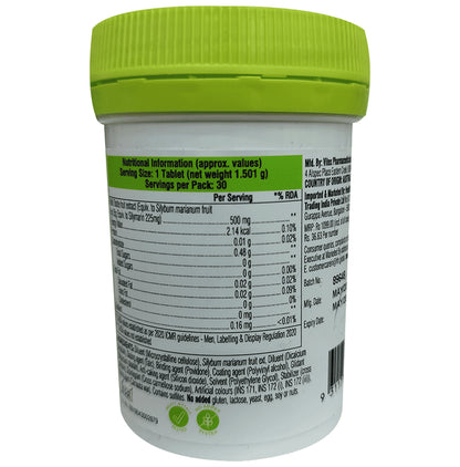 Swisse Ultiboost High Strength Milk Thistle 500mg Tablet for Liver & Stomach Care