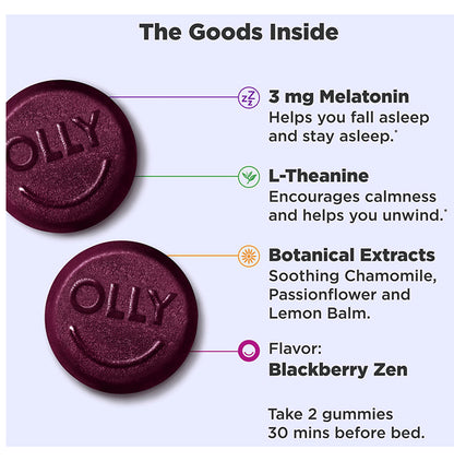 Olly Blackberry Zen Sleep Gummy