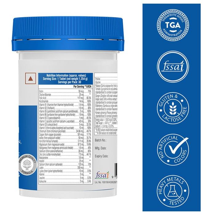 Swisse Ultivite Men's Multivitamin for Energy, Stamina & Fatigue Reduction | Tablet