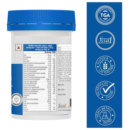 Swisse Ultivite Men's Multivitamin for Energy, Stamina & Fatigue Reduction | Tablet