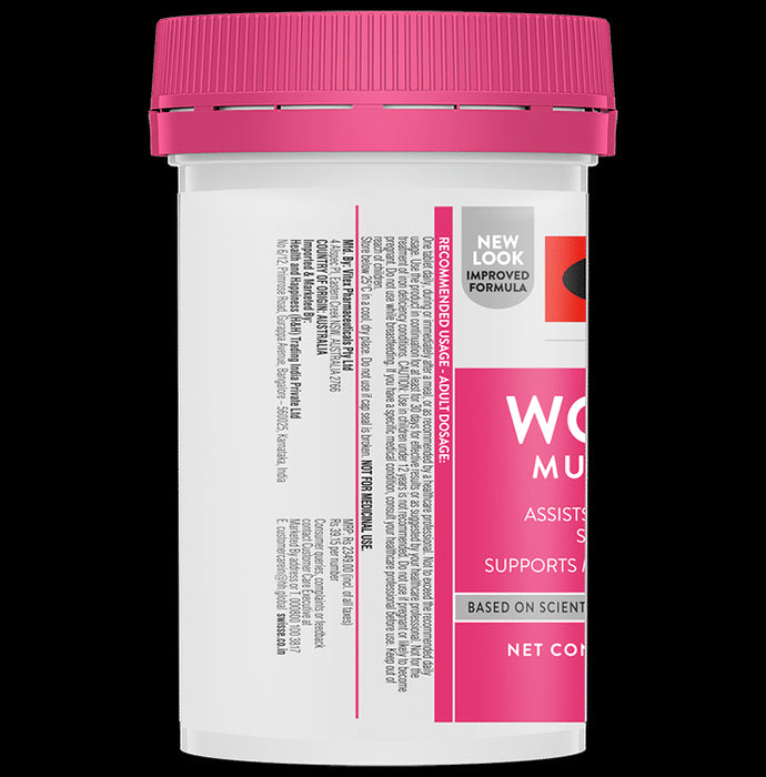 Swisse Ultivite Women's Multivitamin Tablet for Energy, Stamina & Fatigue Reduction
